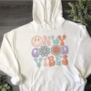 Only Good Vibes Graphic Hoodie